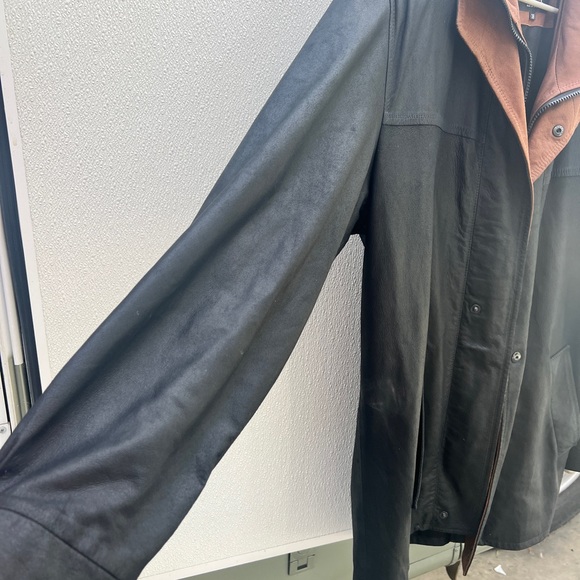 Remy Double Collar Men’s Leather Jacket - Picture 3 of 7